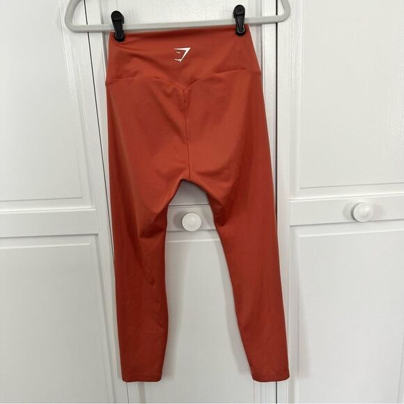 Gymshark Training Leggings Size Medium Persimmon Red *sold out online* - Picture 3 of 8